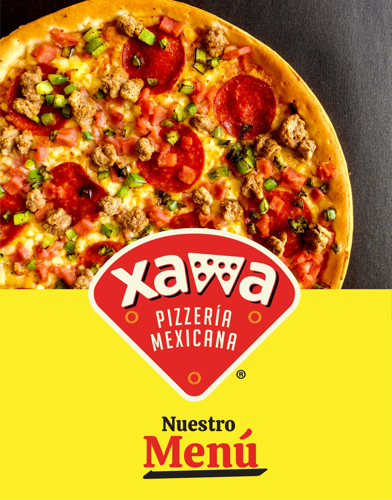 XAWA Pizzería Menú 2025