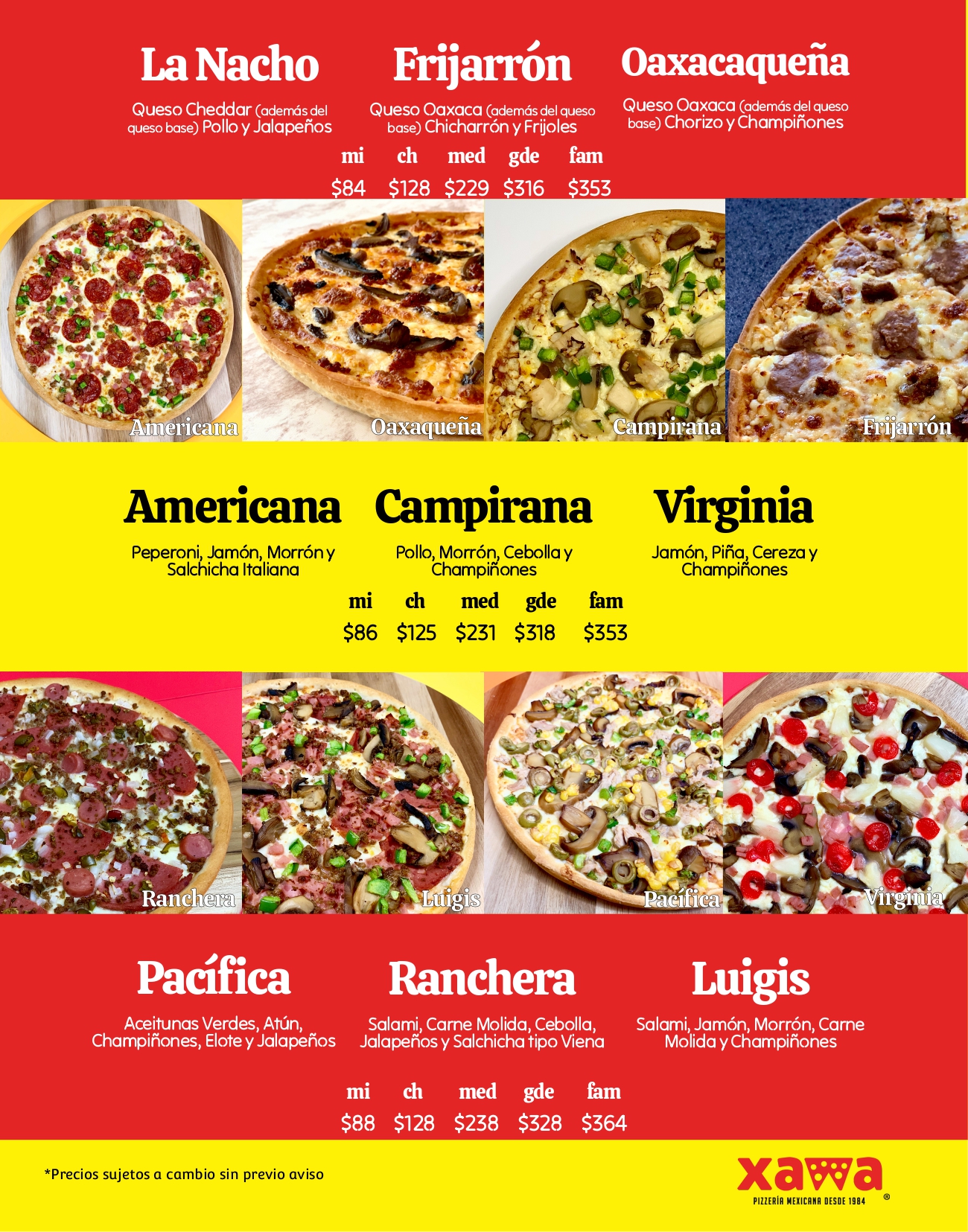 Xawa Pizzería Monterrey - Xawa Especialidades 2